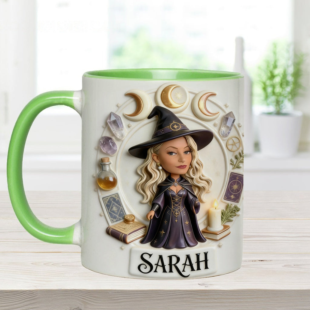 Magische Hexe – Personalisierte Tasse mit Hexenmotiv