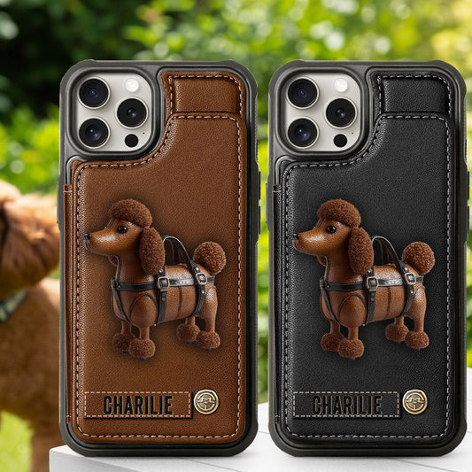 Niedlicher Pudel – Personalisierte Hunde-Handyhülle