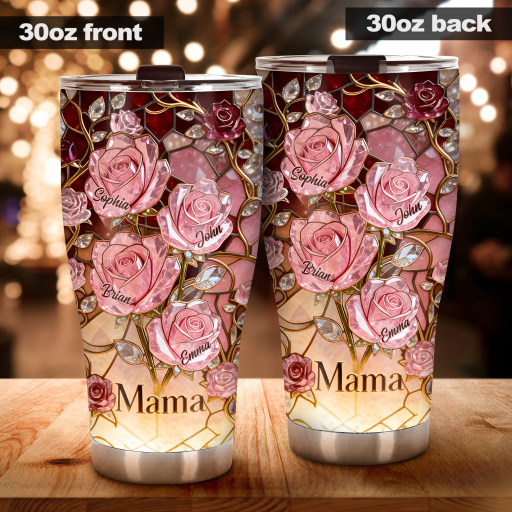 Ich liebe dich, Mama/Oma/Oma – personalisierter Mutter-Trinkbecher