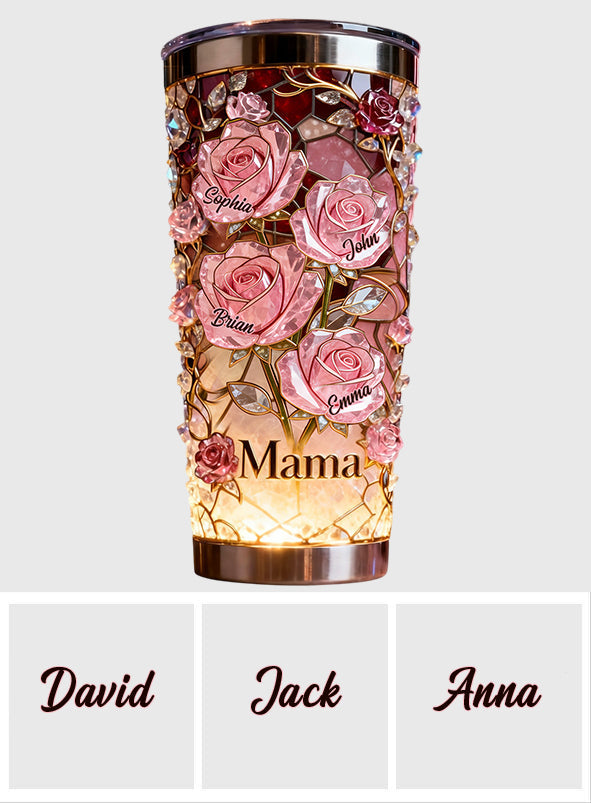 Ich liebe dich, Mama/Oma/Oma – personalisierter Mutter-Trinkbecher