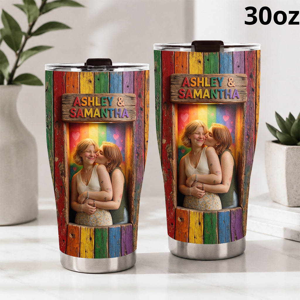 Liebe ist Liebe - Personalisierter LGBT Unterstützungsbecher