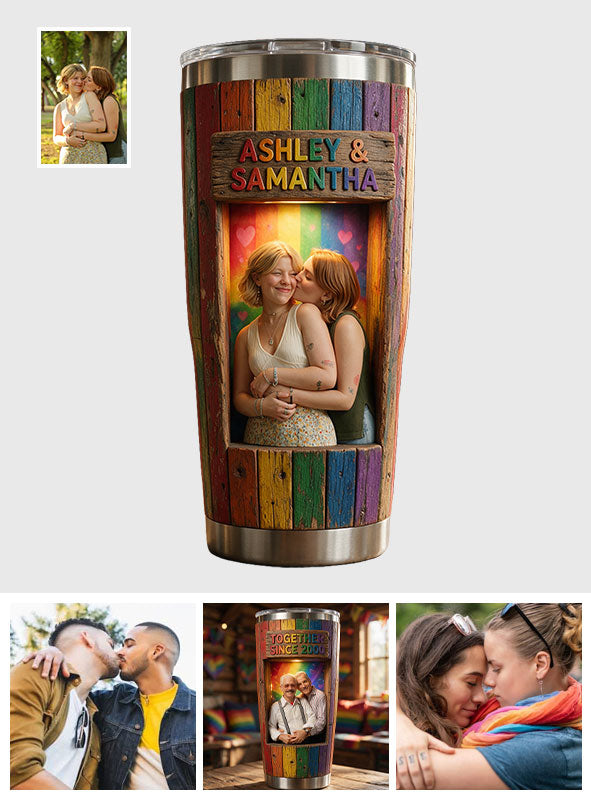 Liebe ist Liebe - Personalisierter LGBT Unterstützungsbecher
