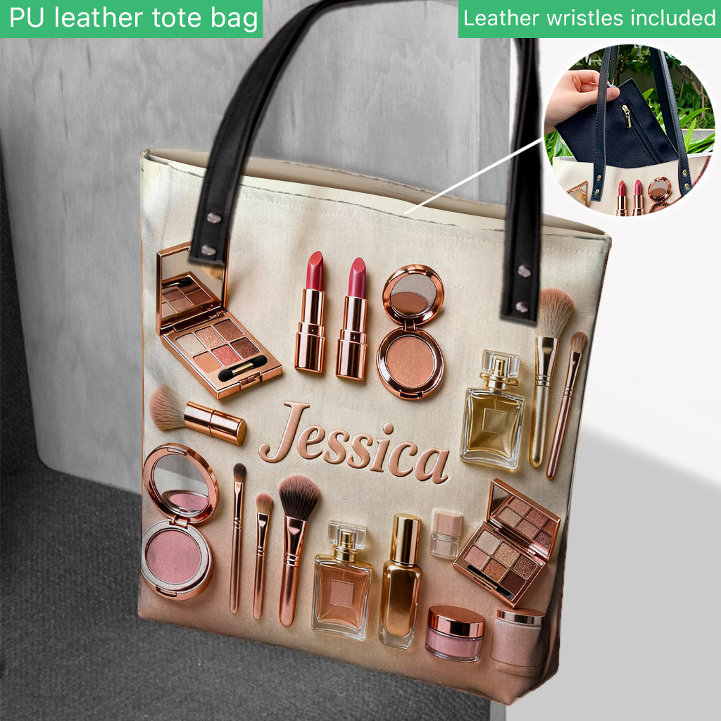 Maquilleuse fière - Sac fourre-tout de maquillage personnalisé
