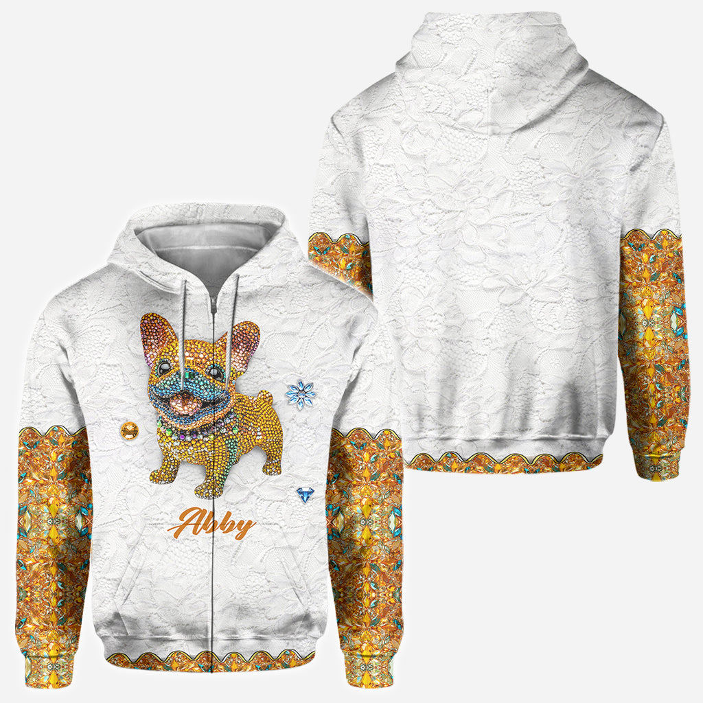 T-shirt personnalisé avec un adorable chien - T-shirt à motif chien mignon