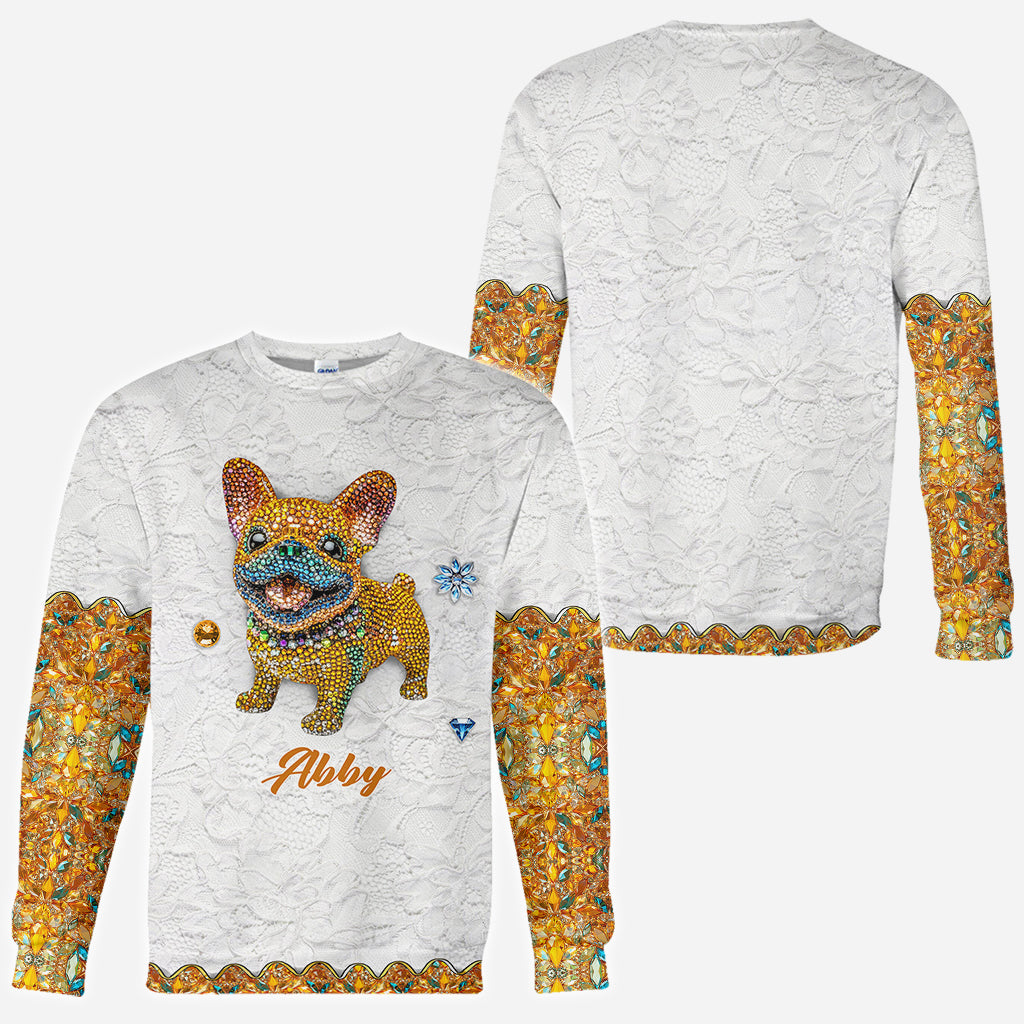 T-shirt personnalisé avec un adorable chien - T-shirt à motif chien mignon