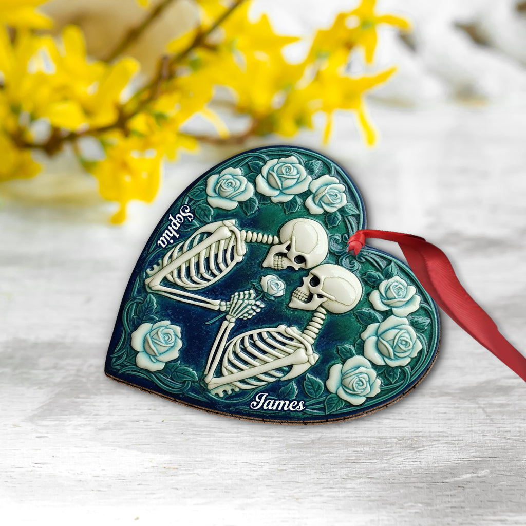 Skeleton Couple, Till Death Do Us Part - Personalized Couple Ornament
