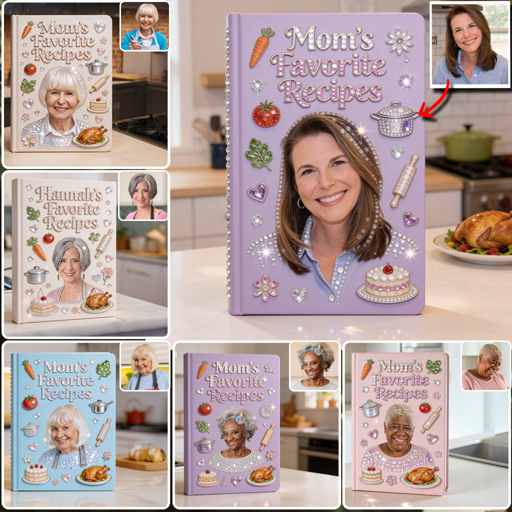 Geschenkidee für Mütter, Kochrezepte für Mütter - Personalisierbares Lederjournal für Mütter