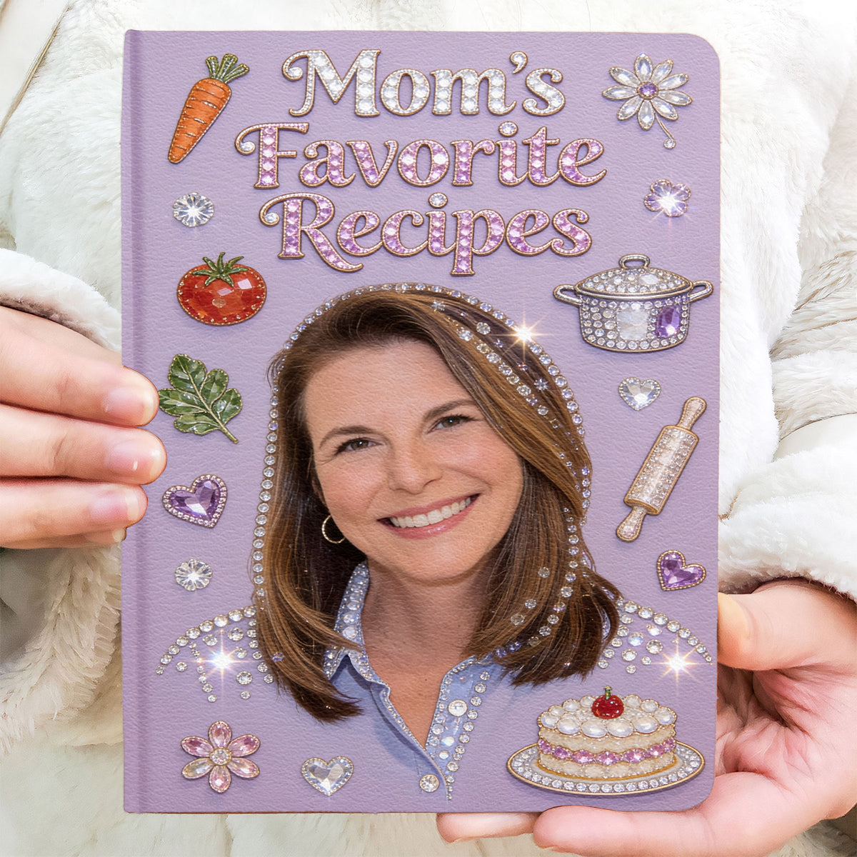 Geschenkidee für Mütter, Kochrezepte für Mütter - Personalisierbares Lederjournal für Mütter