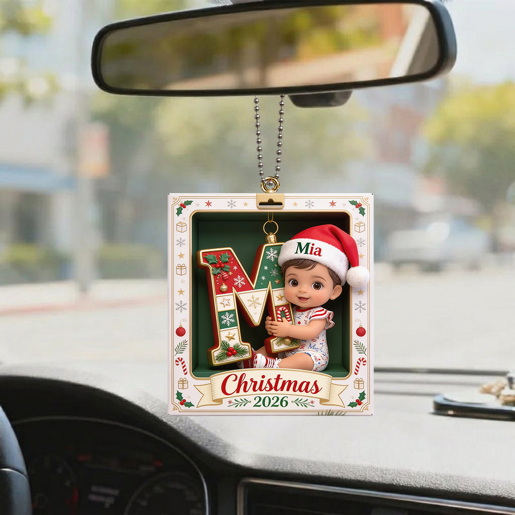 Merry Christmas - Personalized Kid Premium 3D Ornament