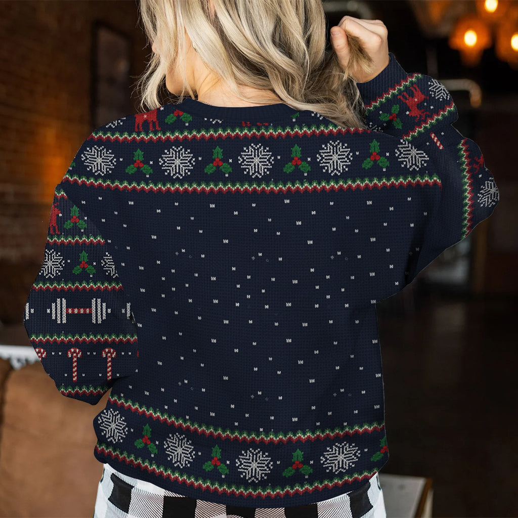 Pull de Noël Merry Liftmas - Pull moche de fitness personnalisé