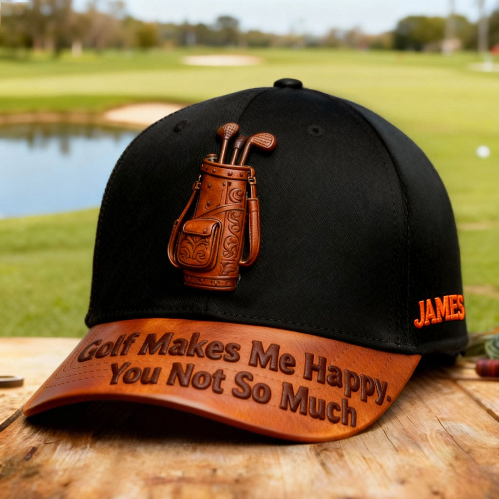 Golf macht mich glücklich – Personalisierte Golf Classic Cap