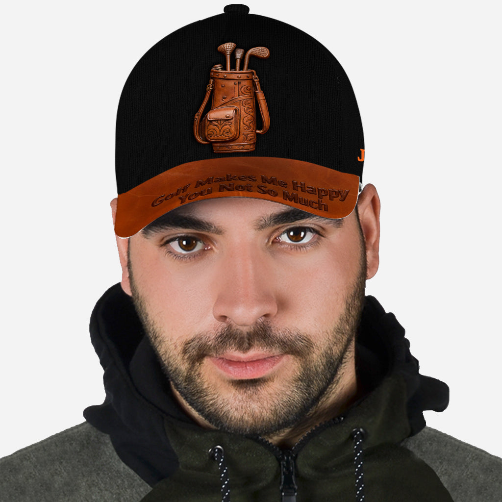 Golf macht mich glücklich – Personalisierte Golf Classic Cap