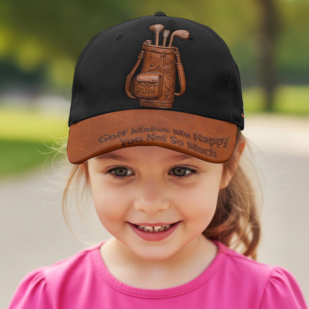 Golf macht mich glücklich – Personalisierte Golf Classic Cap