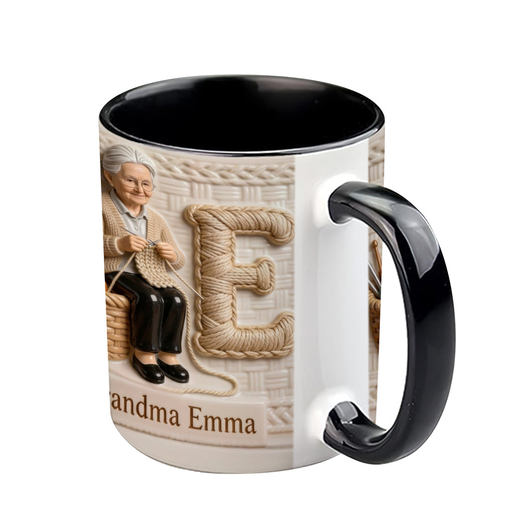 Custom Any Photo, Love Crocheting - Personalized Crocheting Accent Mug