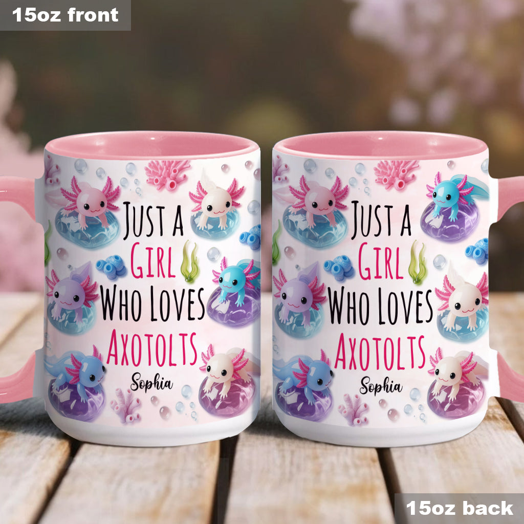 In My Axotolt Era - Personalized Axolotl Accent Mug