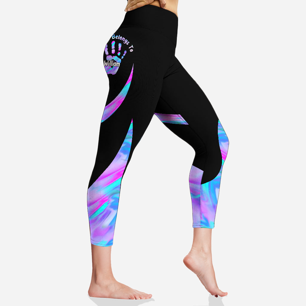 This Ass Is Taken Gift For Her - Personalized Couple Leggings