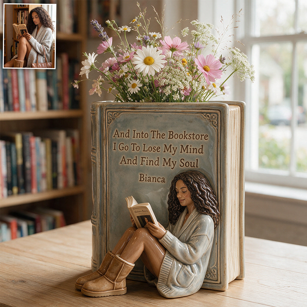 Buchliebhaber - Personalisierter Buch-Acryltopf