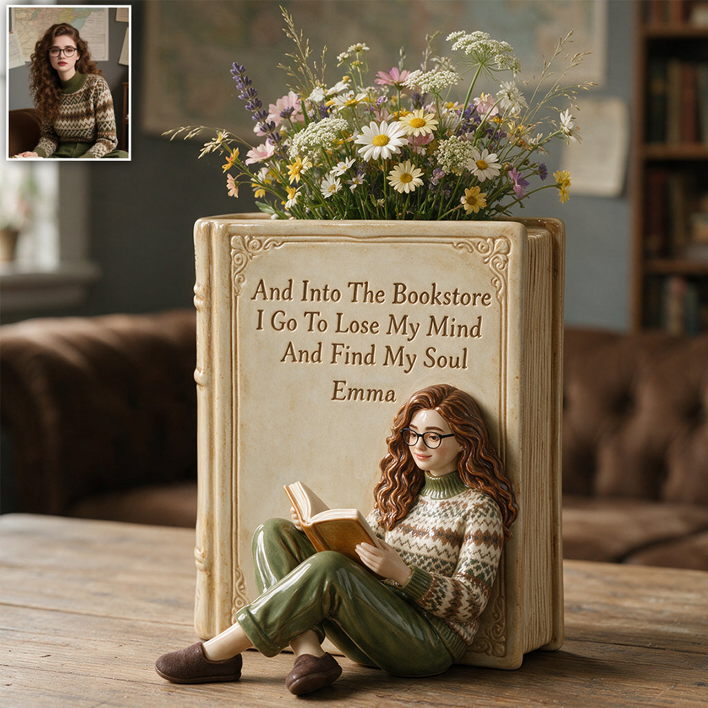 Buchliebhaber - Personalisierter Buch-Acryltopf