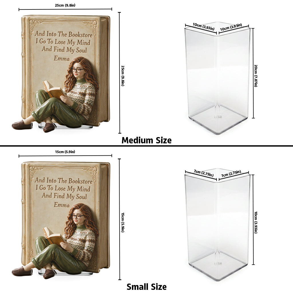 Buchliebhaber - Personalisierter Buch-Acryltopf