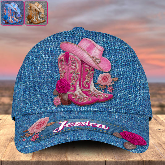 Cowgirl Boots - Personalized Cowgirl Classic Cap