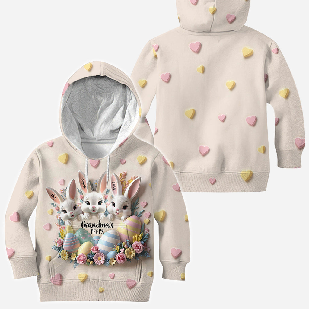 Grandma's Peeps - Personalized Grandma All Over Shirt