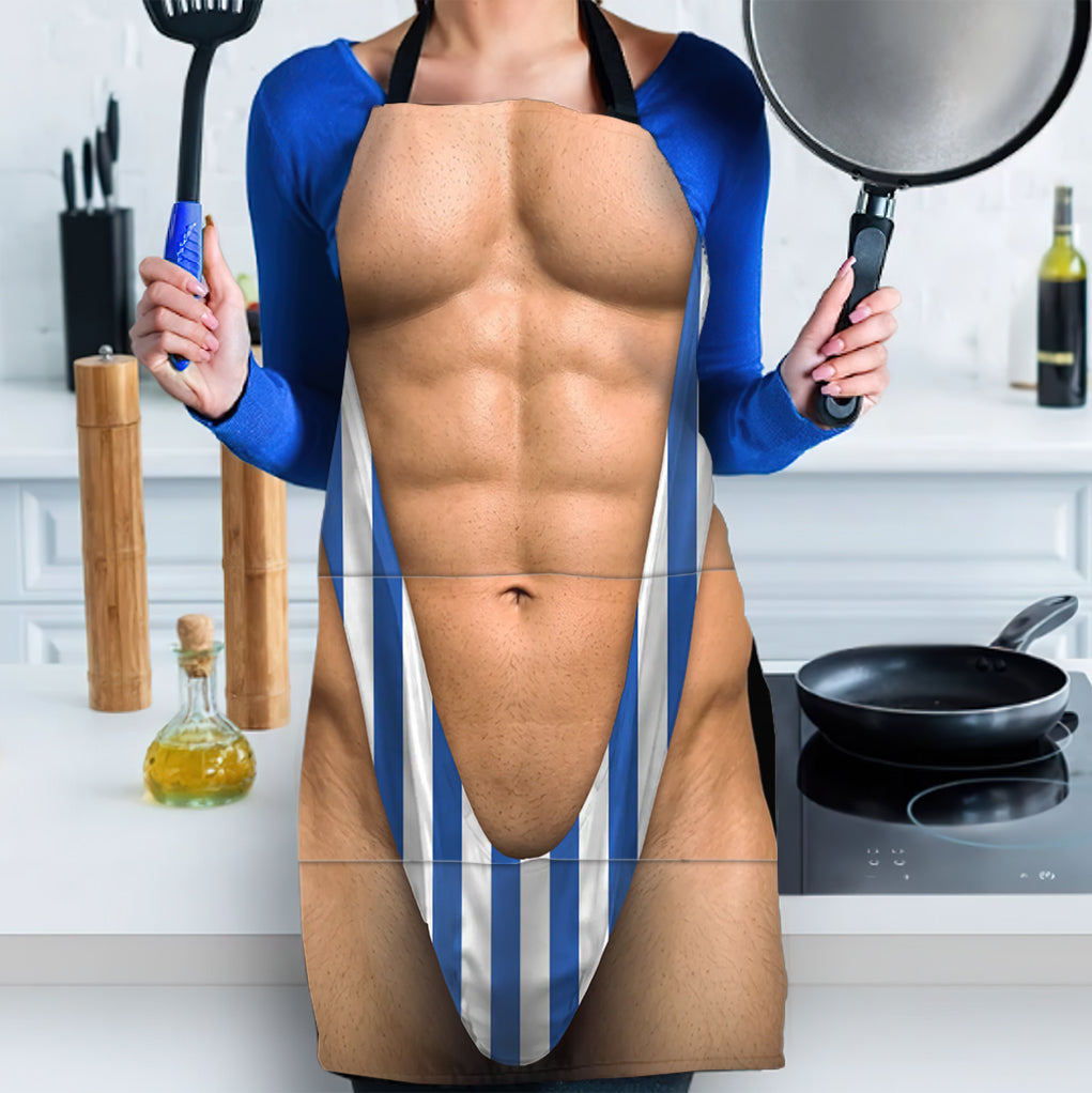 Funny Men Gift - Personalized Birthday Gifts For Husband, Son, Grandson, Brother, Grandpa, Dad, Yourself - Personalized Grilling Apron With Pockets