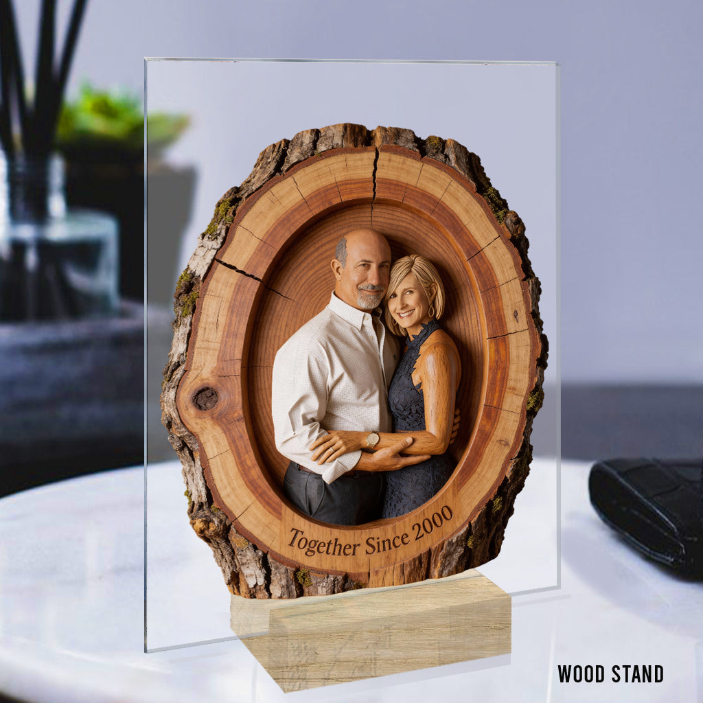 I'm Yours No Returns Or Refunds - Personalized Couple Custom Shaped Acrylic Plaque