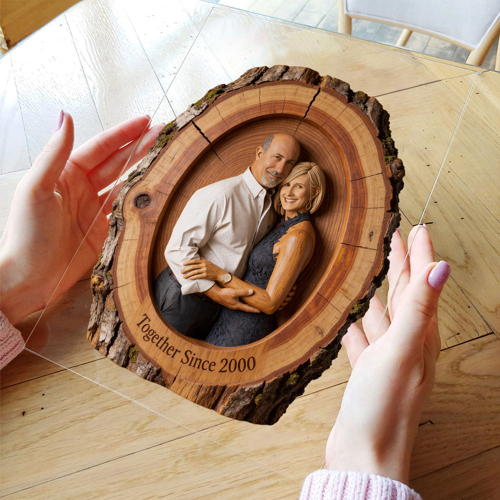 I'm Yours No Returns Or Refunds - Personalized Couple Custom Shaped Acrylic Plaque