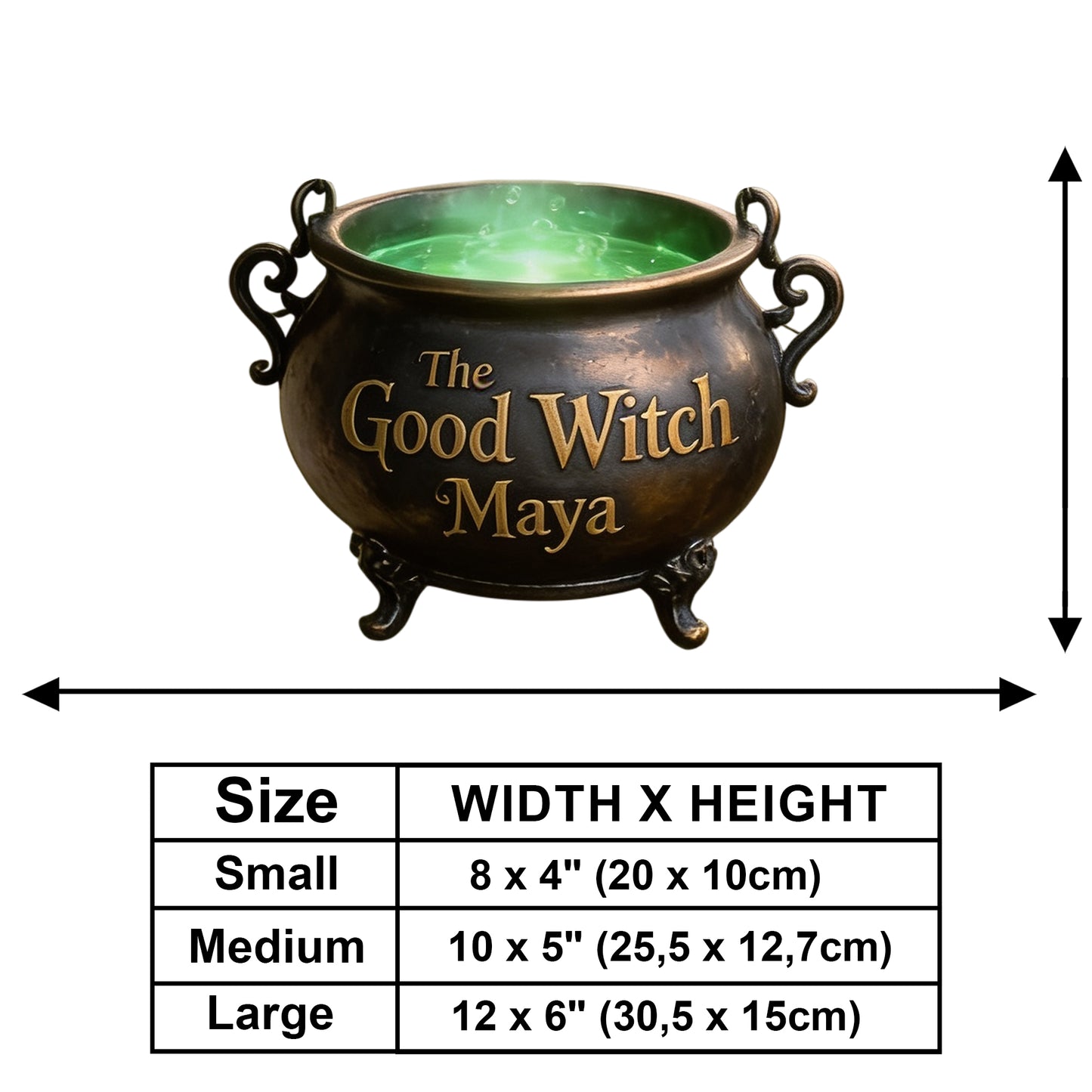 Witch's House - Personalized Witch Wooden Wall Mount Sign