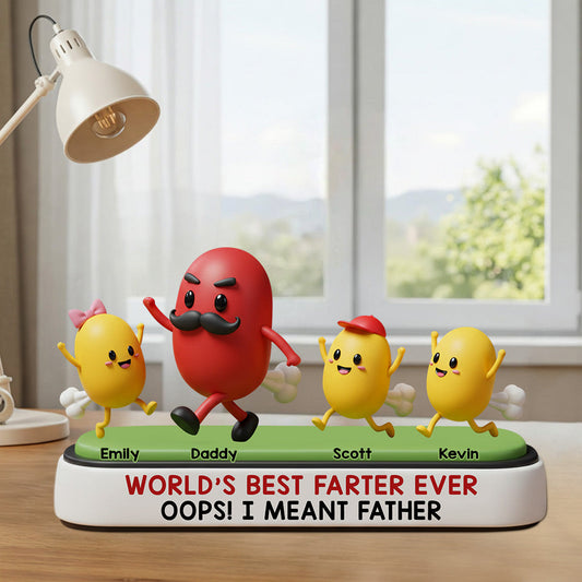 Best Farter Ever - Personalized Father Custom Shaped Acrylic Plaque