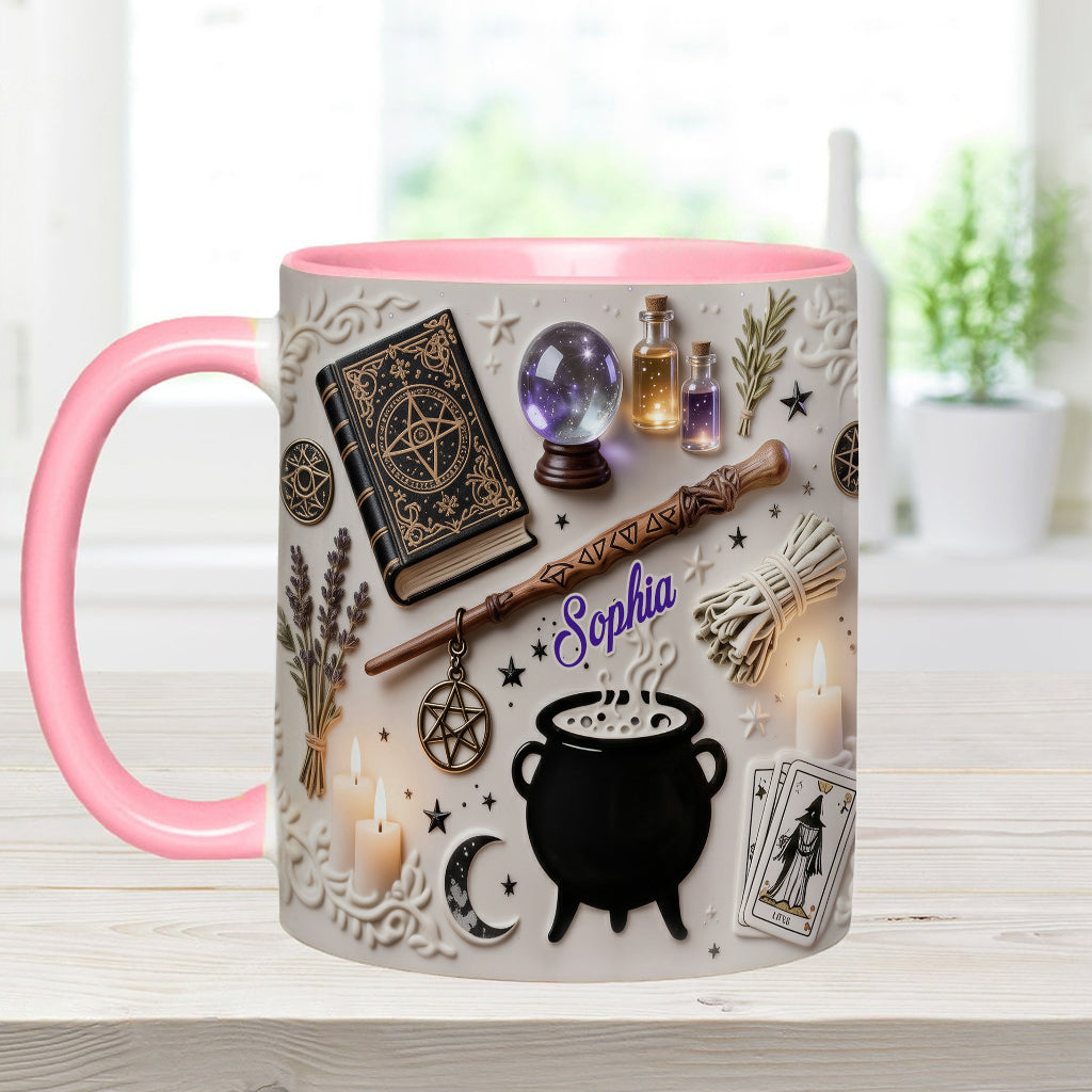 Witchcraft - Personalized Witch Accent Mug & Coaster