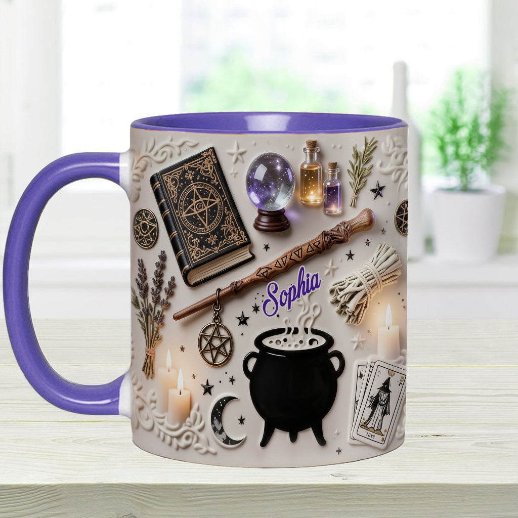 Witchcraft - Personalized Witch Accent Mug & Coaster