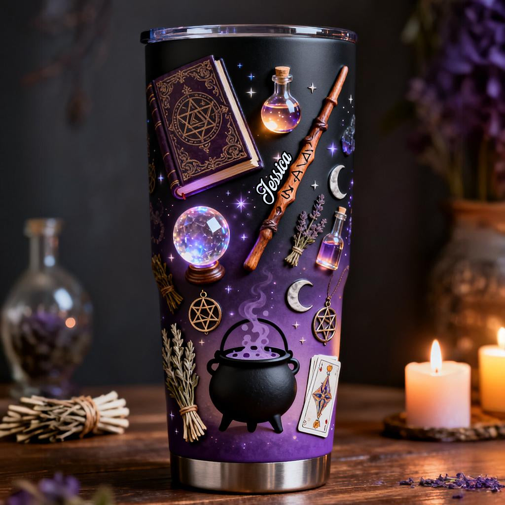 Witchcraft - Personalized Witch Tumbler