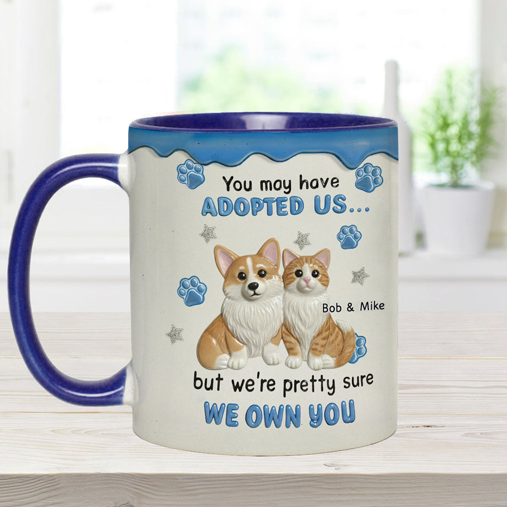Je suis sûr(e) que tu m'appartiens - Mug personnalisé avec motif chien