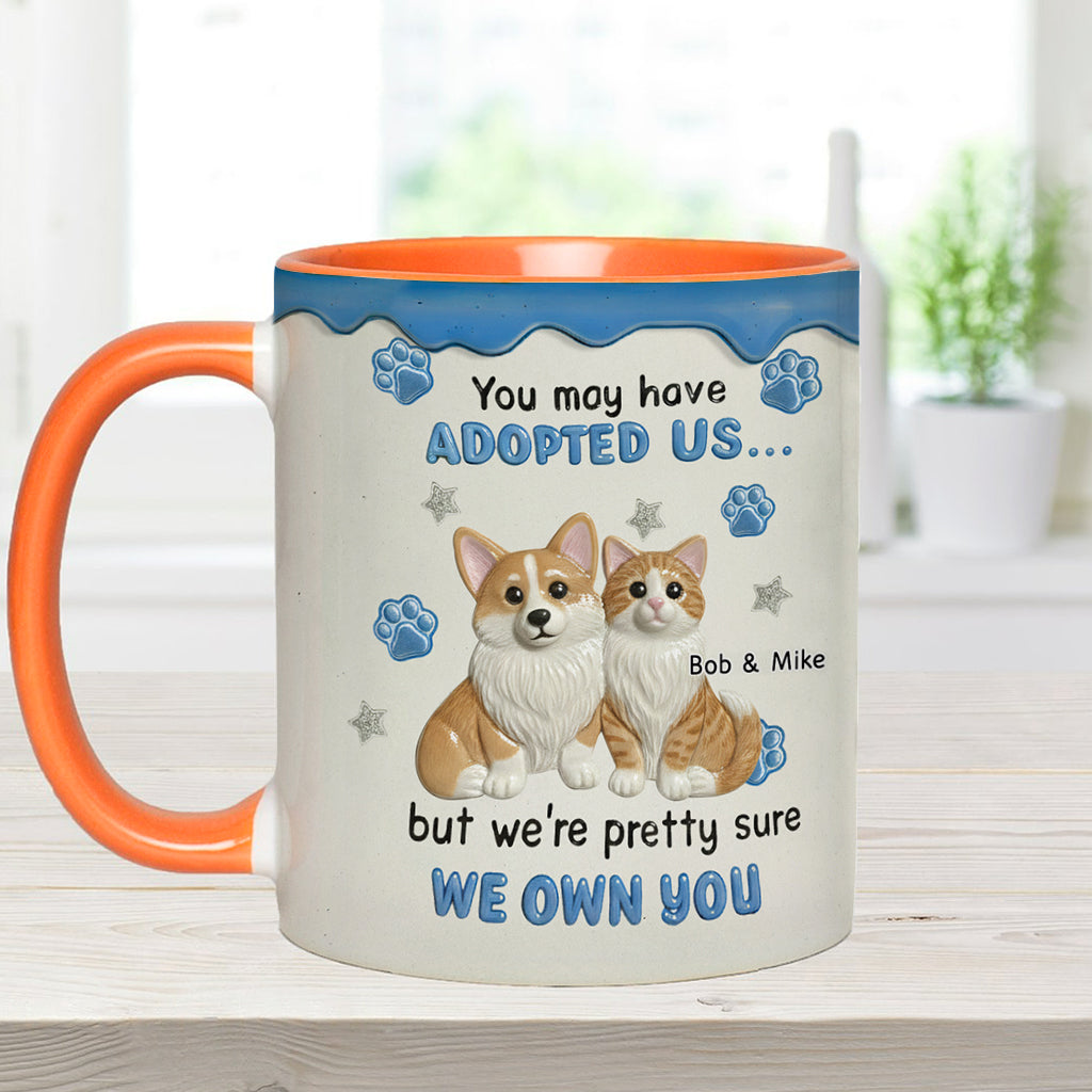 Je suis sûr(e) que tu m'appartiens - Mug personnalisé avec motif chien