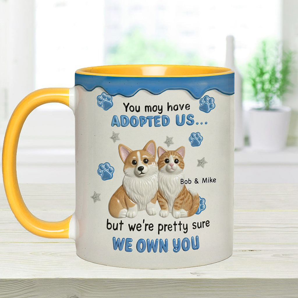 Je suis sûr(e) que tu m'appartiens - Mug personnalisé avec motif chien