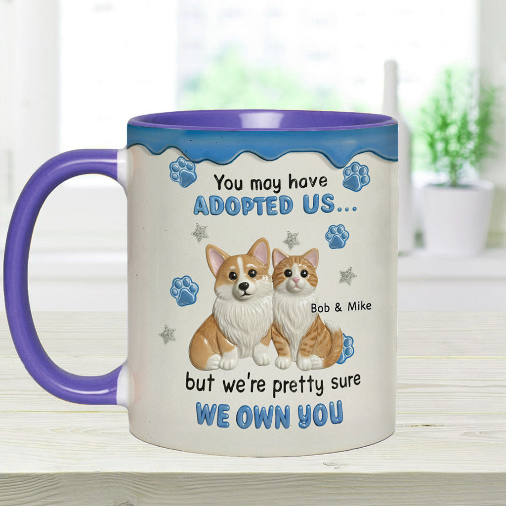 Je suis sûr(e) que tu m'appartiens - Mug personnalisé avec motif chien