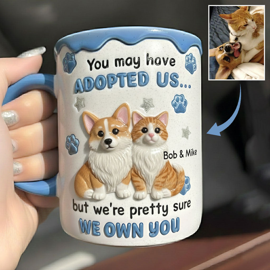 Je suis sûr(e) que tu m'appartiens - Mug personnalisé avec motif chien
