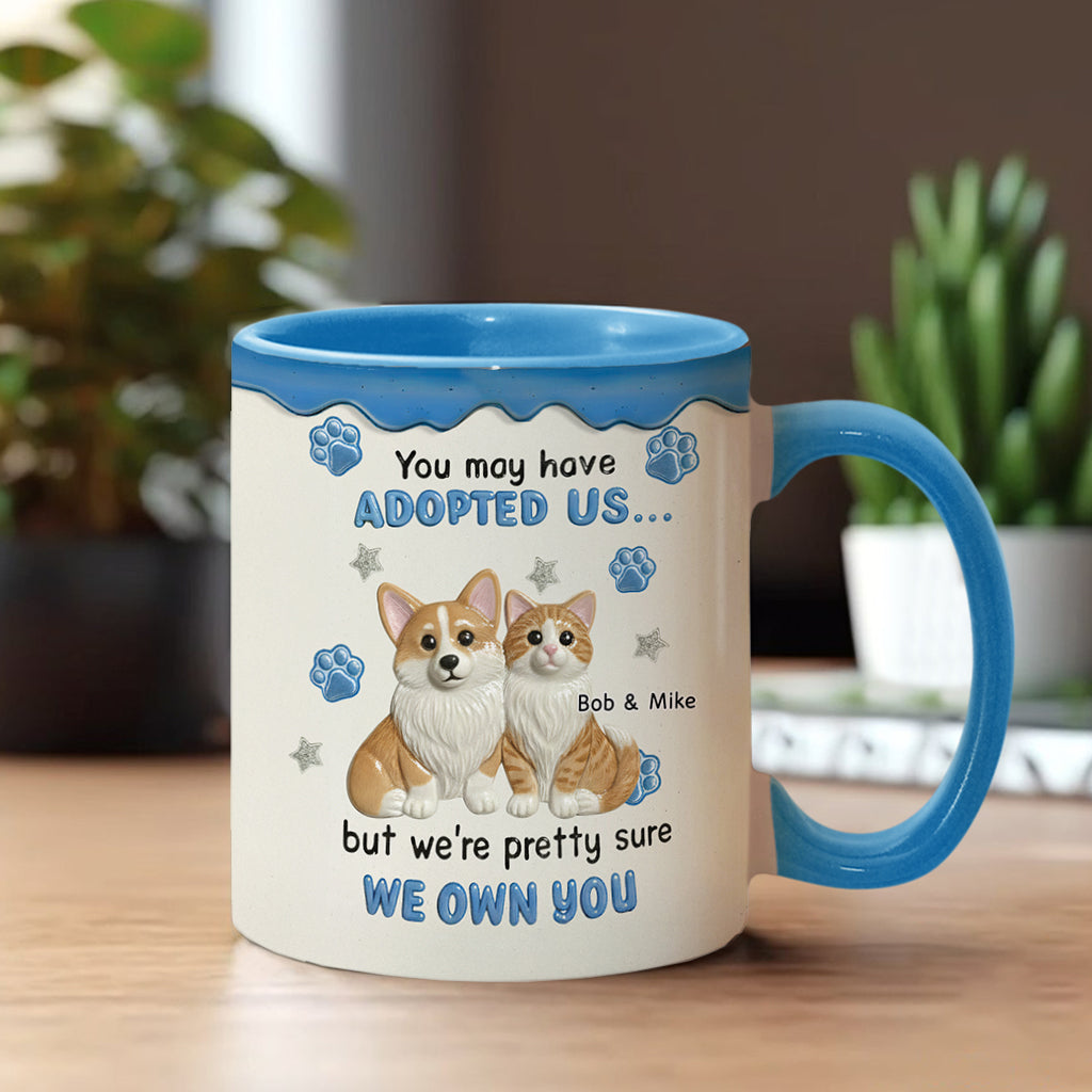 Je suis sûr(e) que tu m'appartiens - Mug personnalisé avec motif chien
