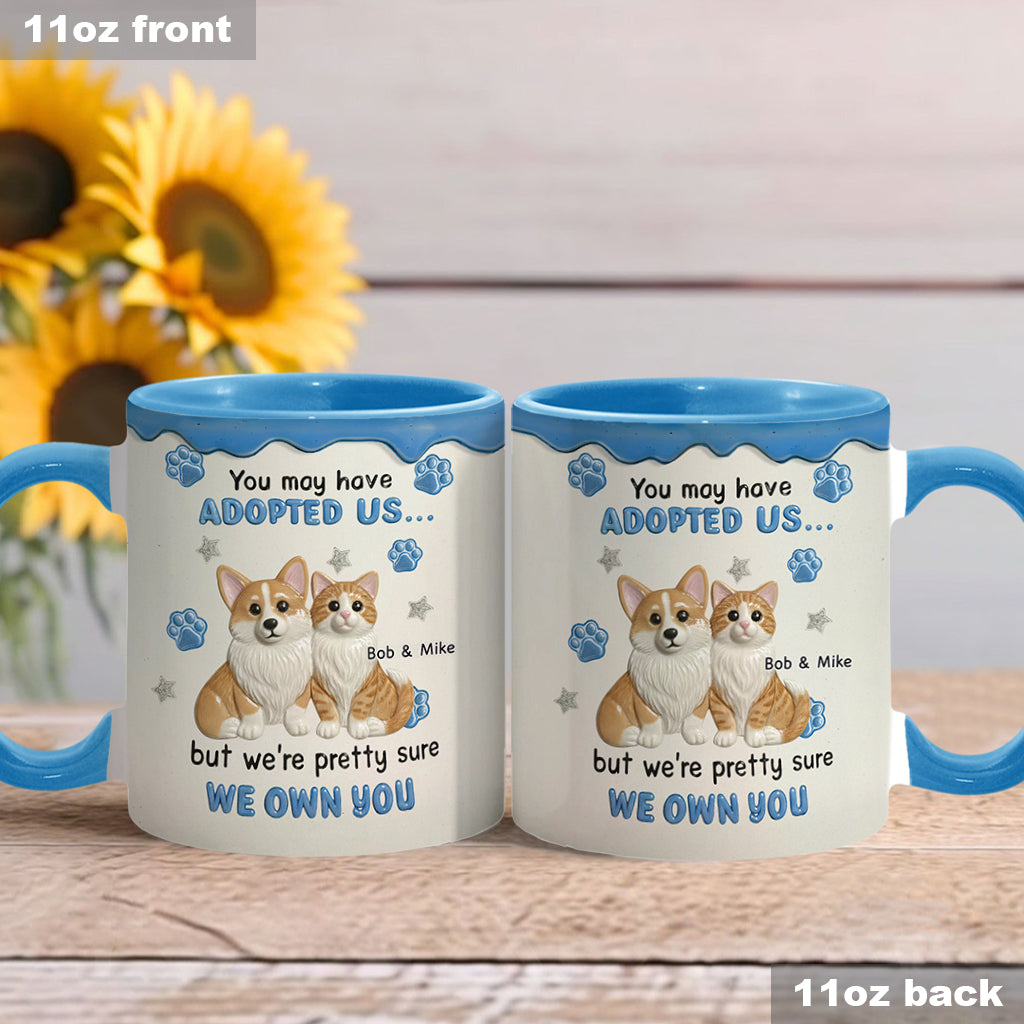 Je suis sûr(e) que tu m'appartiens - Mug personnalisé avec motif chien
