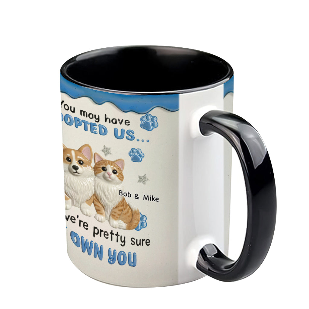 Je suis sûr(e) que tu m'appartiens - Mug personnalisé avec motif chien