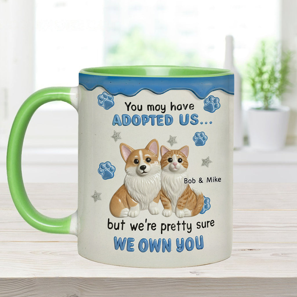 Je suis sûr(e) que tu m'appartiens - Mug personnalisé avec motif chien