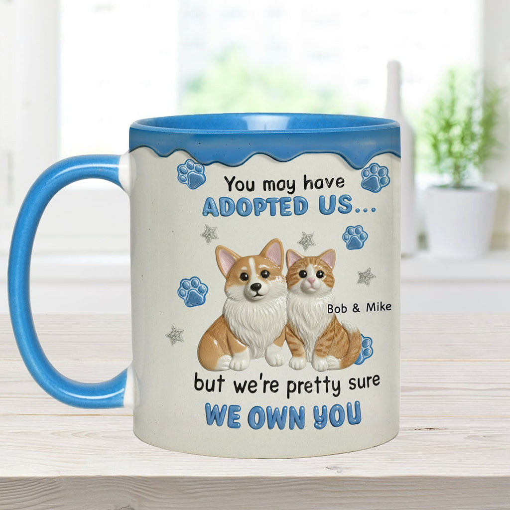 Je suis sûr(e) que tu m'appartiens - Mug personnalisé avec motif chien