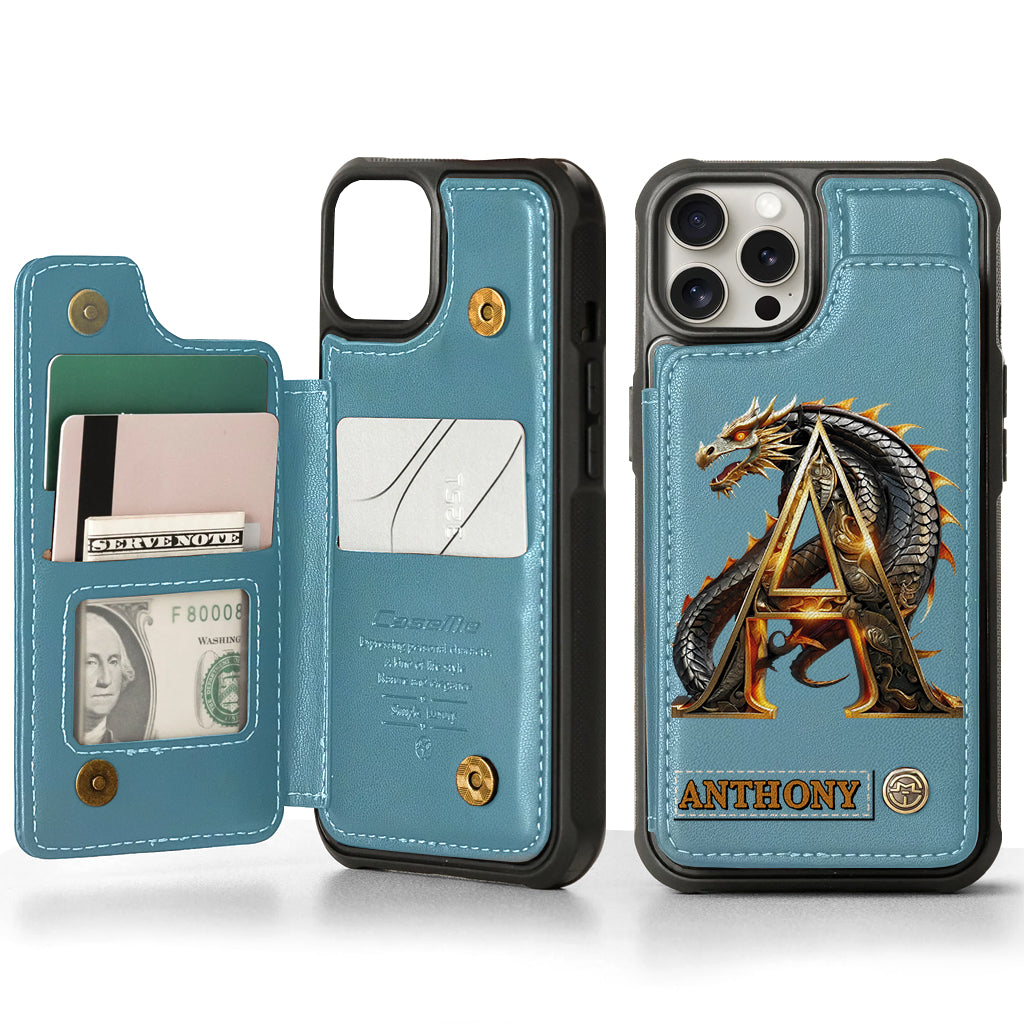 Love Dragons - Personalized Dragon Wallet Phone Case