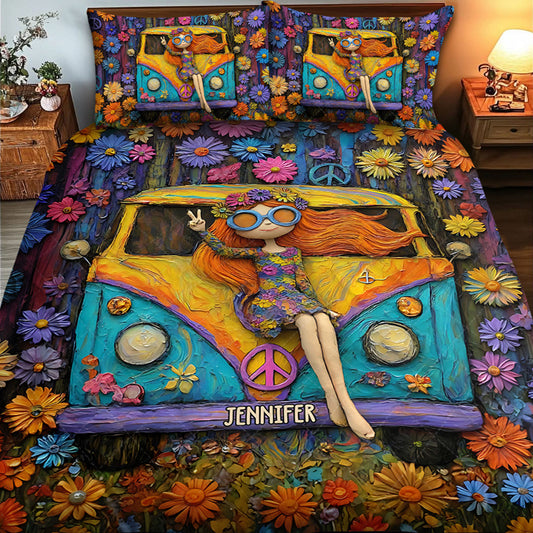 Hippie Souls – Personalisiertes Hippie-Quilt-Set