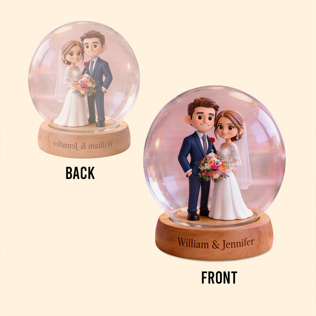 Je t'aime - Plaque acrylique personnalisée pour couple, forme sur mesure