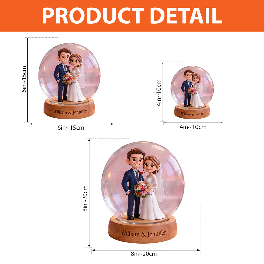 Je t'aime - Plaque acrylique personnalisée pour couple, forme sur mesure