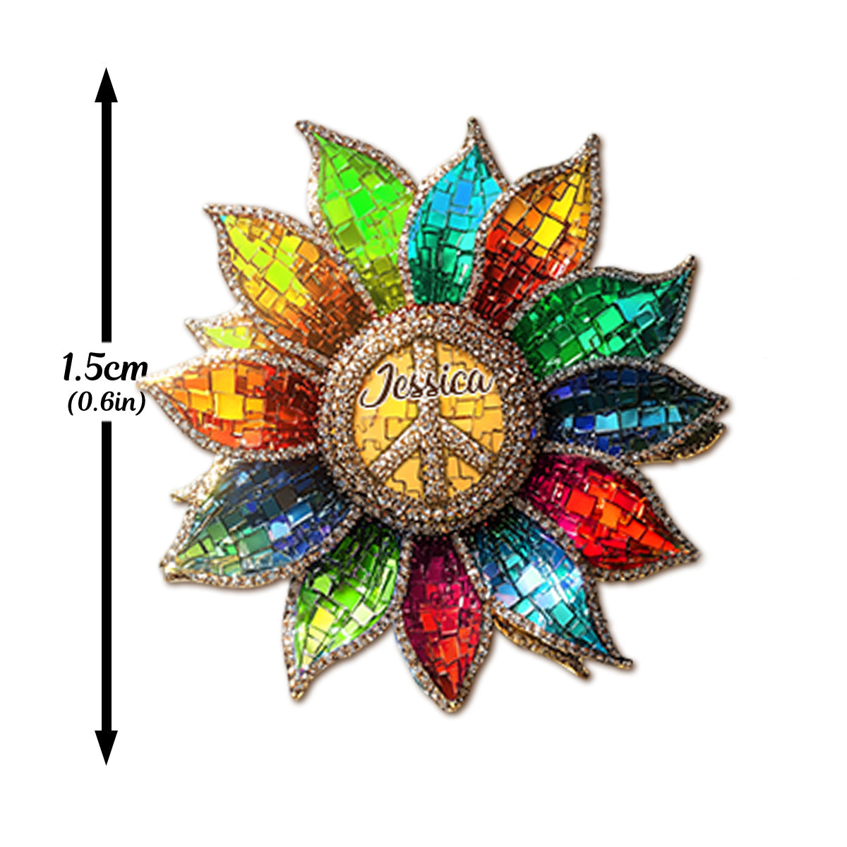 Hippie Soul – Personalisierte Hippie-Ohrstecker