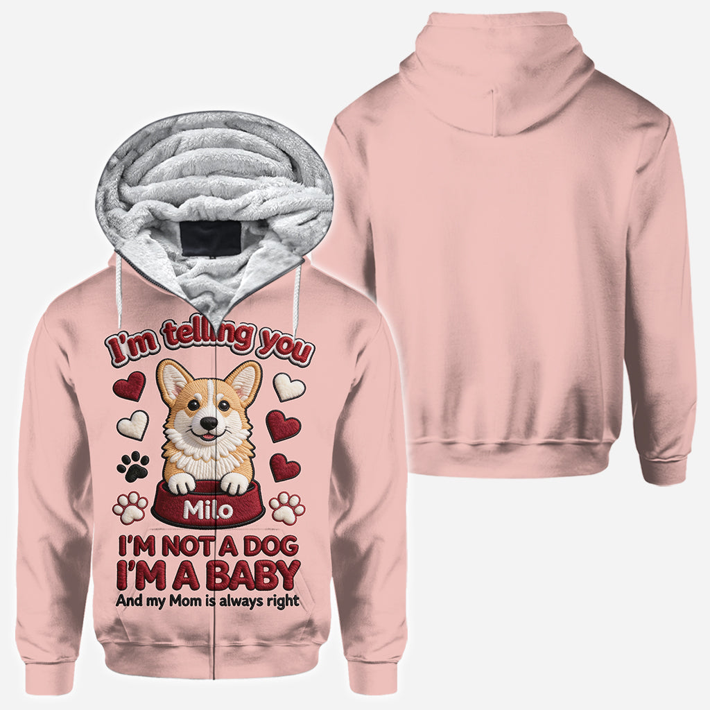 T-shirt personnalisé « Love Dog » avec un chien