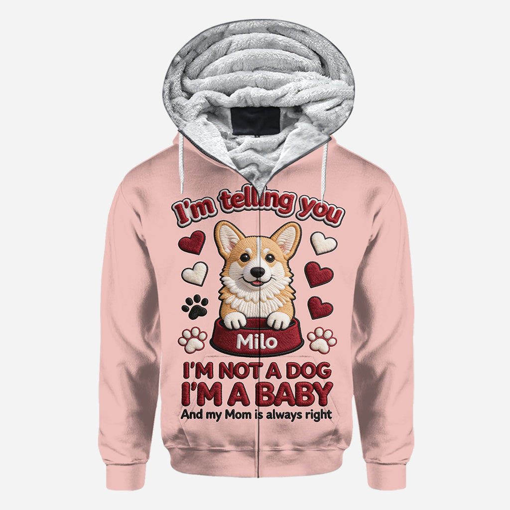 T-shirt personnalisé « Love Dog » avec un chien